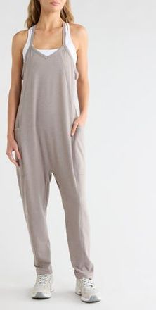 Zella Change of Heart Jumpsuit in Grey Earl Heather at Nordstrom Rack, Size X-Large