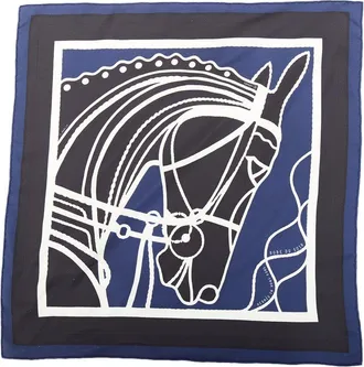 Herm&egrave;s Robe Du Soir Hong Kong 40 Silk Scarf (Authentic Pre-Loved)