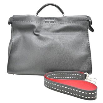 Fendi Pre-owned Handbags, female, Black, Size: ONE SIZE Pre-owned Vintage Handbag