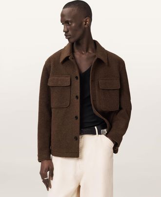 AllSaints Cayson Wool Blend Jacket