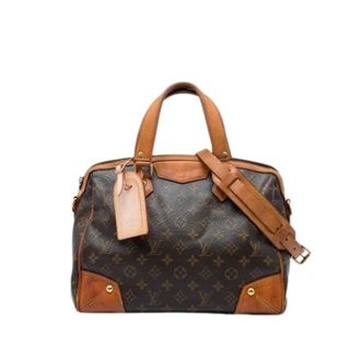 Louis Vuitton Pre-owned Retiro PM - Dames - Pre-owned - Bruin - Maat: ONE Size Leer