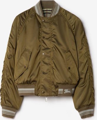 Burberry Reversible Nylon Bomber Jacket