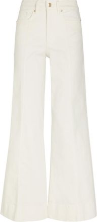 Good American Good Waist Palazzo Wide-leg Jeans - White - 32 (W32 / UK14-16 / L)