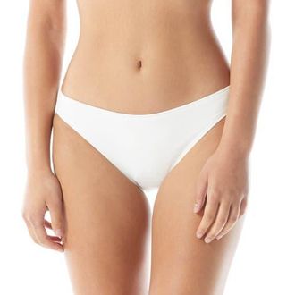 Michael Kors Classic Bikini Swim Bottom in White at Nordstrom, Size X-Large