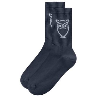 Knowledge Cotton Apparel 2-Pack Tennis Sock Multifunktionssocken - Unisex | blau