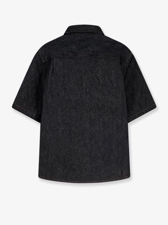 Walk In Paris Raw Denim Shirt - Black