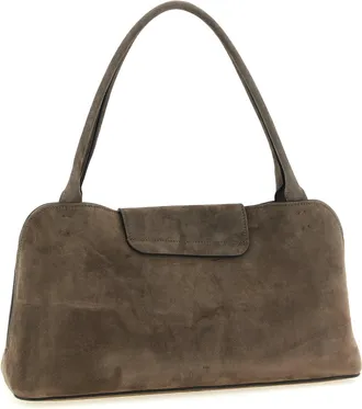Versace Womens Brown Calfskin Shoulder Bag