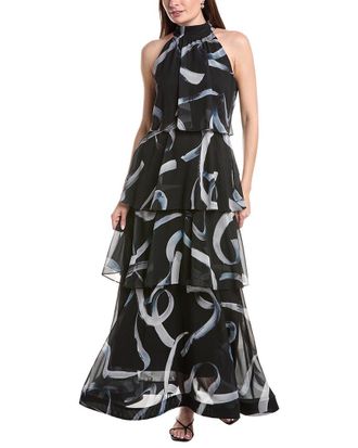 Milly Milly Salem Brushed Chiffon Bell Dress