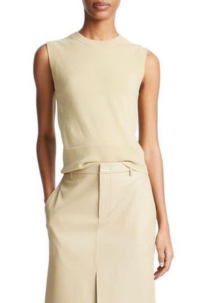 Vince Sleeveless Wool & Cashmere Blend Sweater in Thyme at Nordstrom Rack, Size Xx-Small