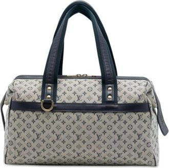 Louis Vuitton Pre-owned Josephine GM - Dames - Vintage Handtas - Grijs - ONE Size - Leer - Vintage