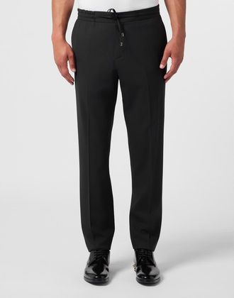 Philipp Plein Wool Jogging Trousers Men in Black at Nordstrom, Size 46