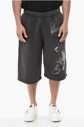 Off-white Brushed Cotton Shorts S.MATTHEW size L