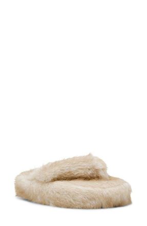Steve Madden Fizzy Slide Sandal in Natural at Nordstrom, Size 10