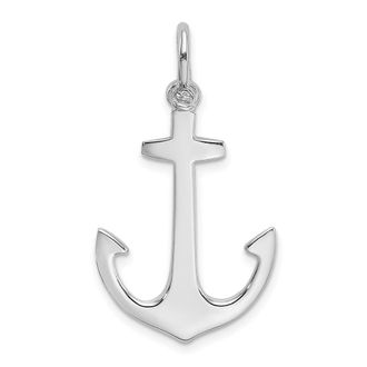 Diamond2Deal 14k Gold 3-D Polished Anchor Charm