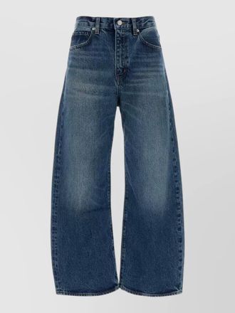 Frame Denim denim the bow crop straight-leg jeans
