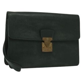Louis Vuitton Pre-owned Cuoio clutches - - Pre-owned - Donna - Verde - ONE SIZE