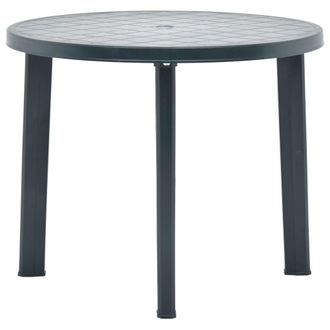 Berkfield Home Garden Table Green 89 cm Plastic