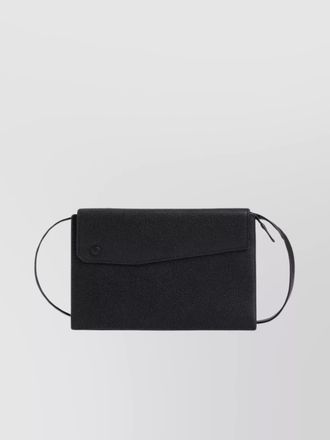 Valextra trio textured finish adjustable shoulder strap bag