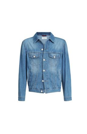 Brunello Cucinelli Denim four-pocket jacket in Light Blue Denim at Nordstrom, Size 52 It
