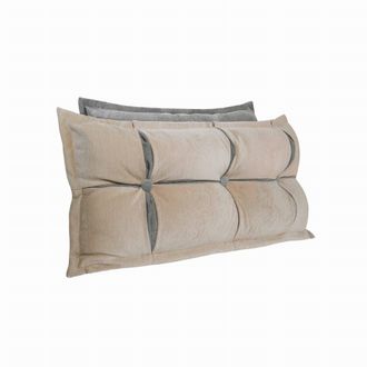 OEM Cuscino Poggiatesta Beige-grigio Con Vano Portaoggetti Cuscino Poggiatesta Beige-grigio Con Vano Portaoggetti 140 Cm