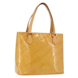 Louis Vuitton Pre-owned Tote Bags, female, Beige, Size: ONE SIZE Pre-owned Vintage Patent Leather Tote