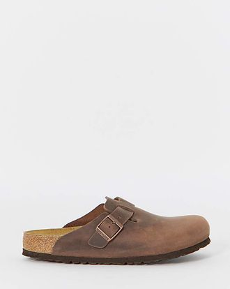 Birkenstock Leather Boston Clogs