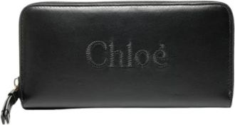 Chlo&eacute; Pre-owned Wallets, female, Black, Size: ONE SIZE Pre-owned Leather Wallet