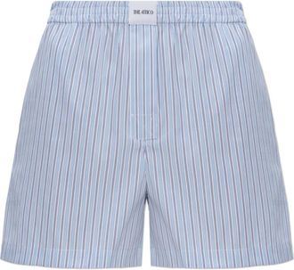 The Attico Mujer, Pantalones cortos, Azul, Talla: S