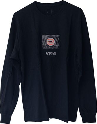 Nike x CACT. US CORP Long Sleeve T-shirt in Black Cotton