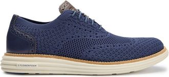 Cole Haan Mens Remastered Stitchlite Shoes - Blue Textile - Size UK 8.5