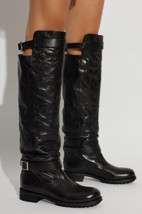 Jimmy Choo London Biker Kb Boots, Womens, Black