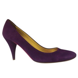 Miu Miu Purple Suede Pumps Size 37.5