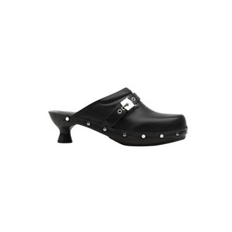 Scholl Pescura Claire Clog - Dames - Muiltjes - Zwart - 37 EU - Leer - Schoenen