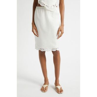 Poss&eacute; Darya Skirt in Cream at Nordstrom, Size X-Small