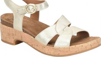 S&ouml;fft Womens Capri Platform Sandals In Beige