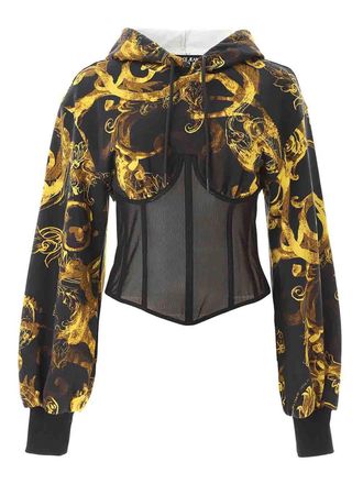 Versace Jeans Couture Baroque Hoodie Bustier