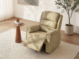 Vente-Unique Poltrona relax elettrica in Tessuto Tortora - NEVERS