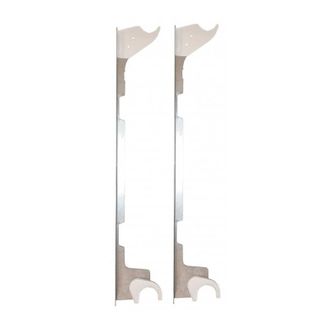 Global Fijaci&oacute;n Autofix Blanca Para El Radiador De Aluminio, 500 Mm De Distancia Entre Centros