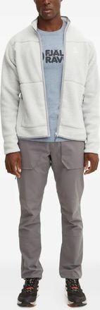 Haglöfs Mossa Pile jack met ritssluiting - Grijs