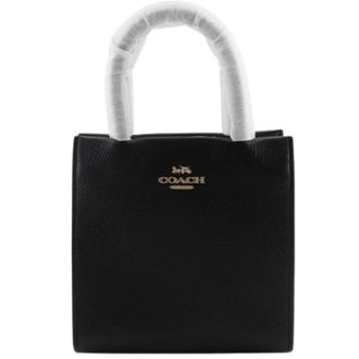 Coach Pre-owned Mini Carry Leather 2way Bag - - Pre-owned - Donna - Nero - ONE SIZE