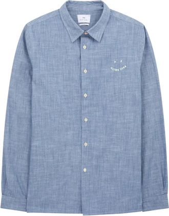 Paul Smith Overhemden, Heren, Blauw, L, Hemd