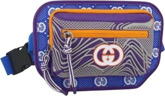 Gucci Pre-owned Belt Bags, female, Purple, Size: ONE SIZE Pre-owned Vintage Belt Bag