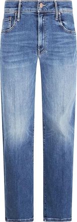 Mother Denim Jeans met Unieke Samenstelling - Dames - Slim Fit Jeans - Blauw - W29 - Denim - Jeans