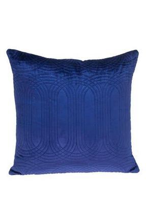 Parkland Collection Iphis Topstitched Throw Pillow in Blue at Nordstrom Rack