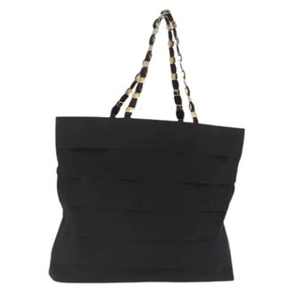 Ferragamo Tote in tela Pre-owned - - Pre-owned - Donna - Nero - ONE SIZE