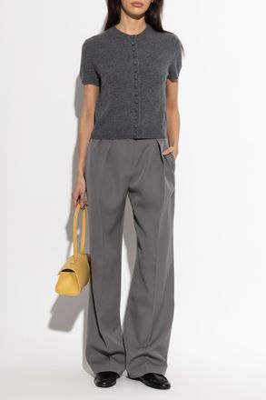 Jil Sander Wool Trousers, Womens, Grey