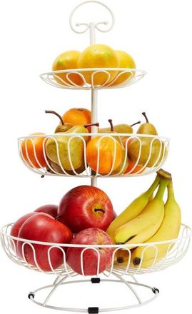 OEM Frutero - Frutero Etagere De 3 Niveles - Blanco