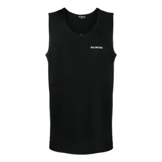 Balenciaga Loose Tank Top Black 697880TMVM31070