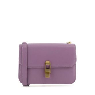 Saint Laurent Purple Leather Le Carre Shoulder Bag