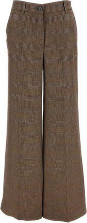 P.A.R.O.S.H. Mujer, Pantalones, Marr&oacute;n, Talla: XS